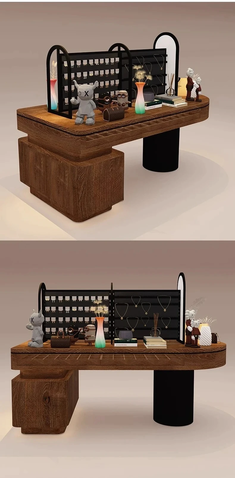 AA Ancient Muxiang, Jewelry Display Cabinet Design Custom Clothing Store Shoe and Hat Store