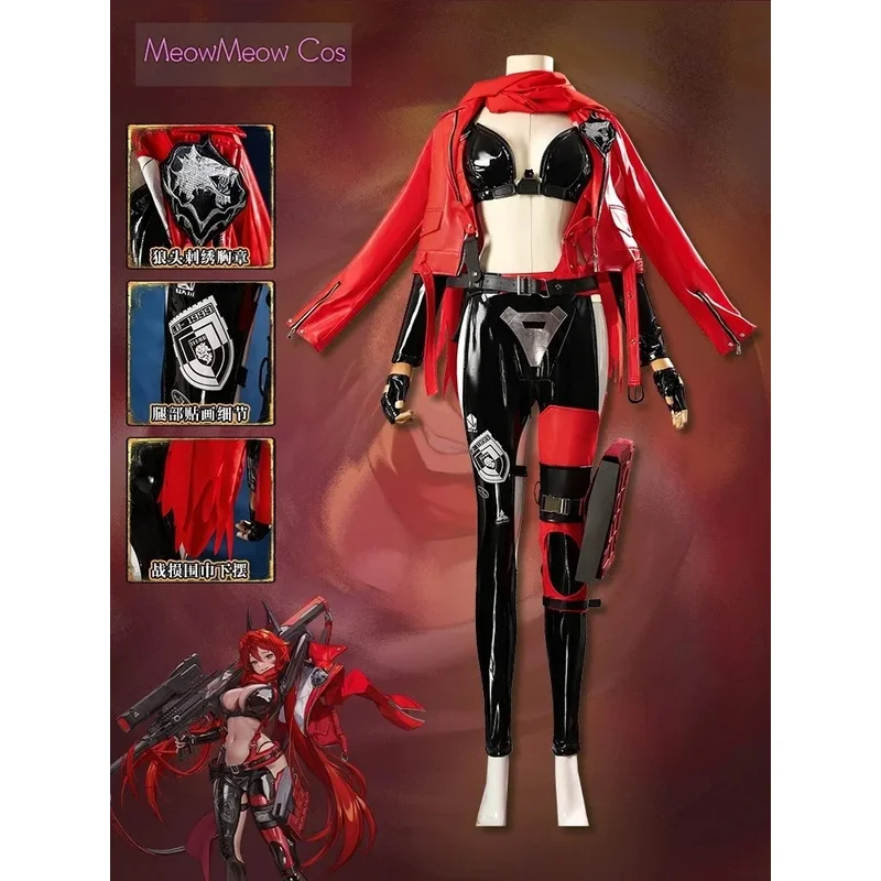 Anime Game GODDESS OF VICTORY: NIKKE Cosplay Costume Clothes Uniform Cosplay Little Red Riding Hood Halloween Party Sexy Woman