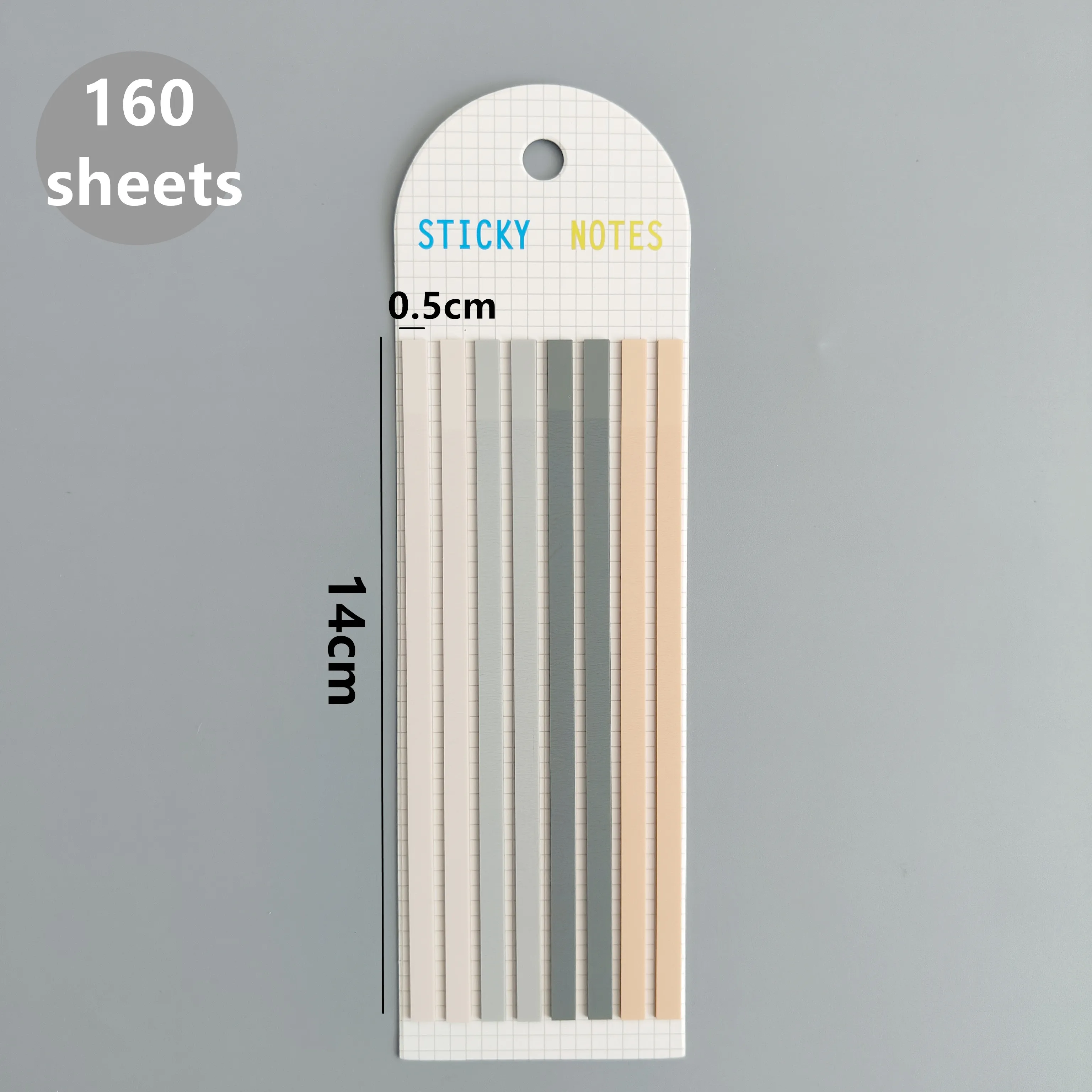 160 Blatt transparente Haft notizen selbst klebende Lese anmerkung für Bücher Notizblock Lesezeichen Notizblock Index Tabs – Detail 14