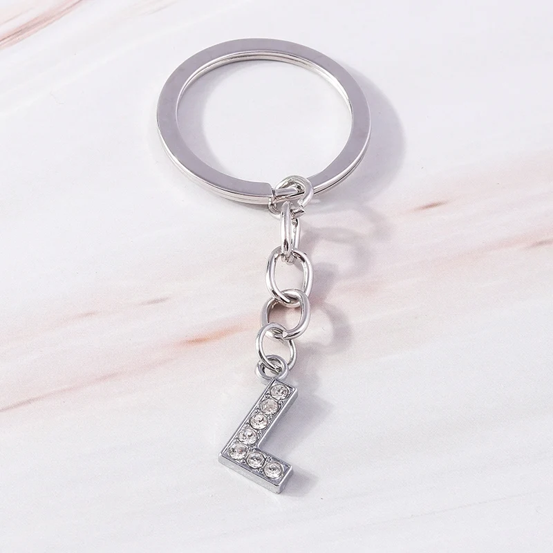 Niedliche Kristall-Schlüsselanhänger mit 26 Buchstaben A-Z als Auto-Schlüsselanhänger, Souvenir-Geschenke für Frauen und Männer, Handtaschenanhänger, Schlüsselringe, DIY-Zubehör – Detail 16