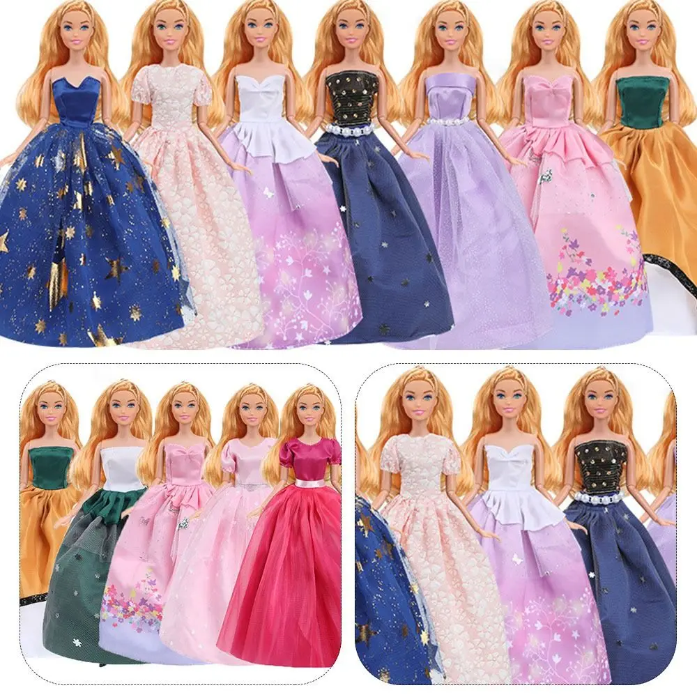 

New Newest Doll Wedding Dress Casual Wear Handmade Doll Floral Dresses Fashion Toys 30cm Doll
