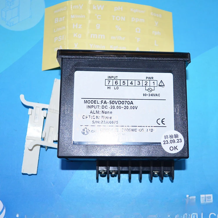 Brand-new FA-50VD070A Taiwan Province Qisheng /CONCH Voltmeter [original/one-year Warranty]