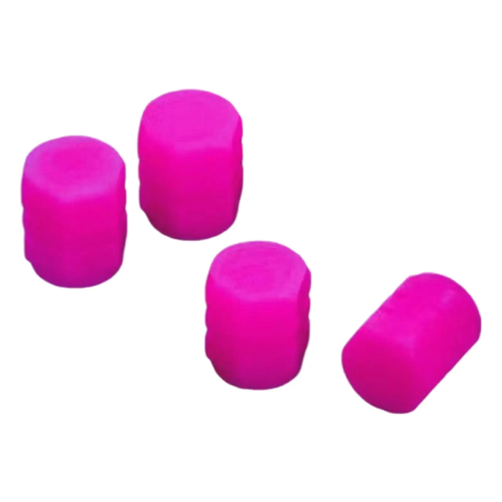 4x Luminous Cover Tyre Rim Stem Dustproof Car Tire Stem Caps