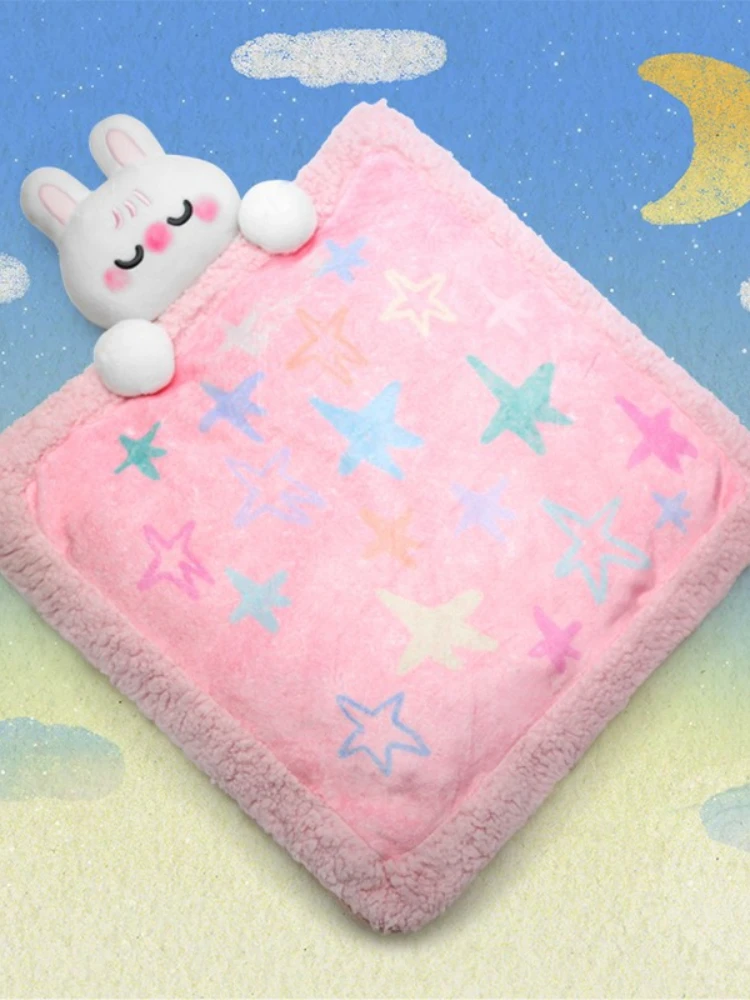 Rabbit, bear, bear, doll pad, toast, cat's nest, dog's nest, deep sleep, winter pet's nest, removable and washable