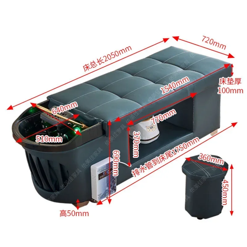 الحديثة بسيطة صالون حلاقة كرسي شامبو الشمال الإبداع موضة الشعر صالون تدليك الجدول صالون الأثاث سيلا Champu FYSC