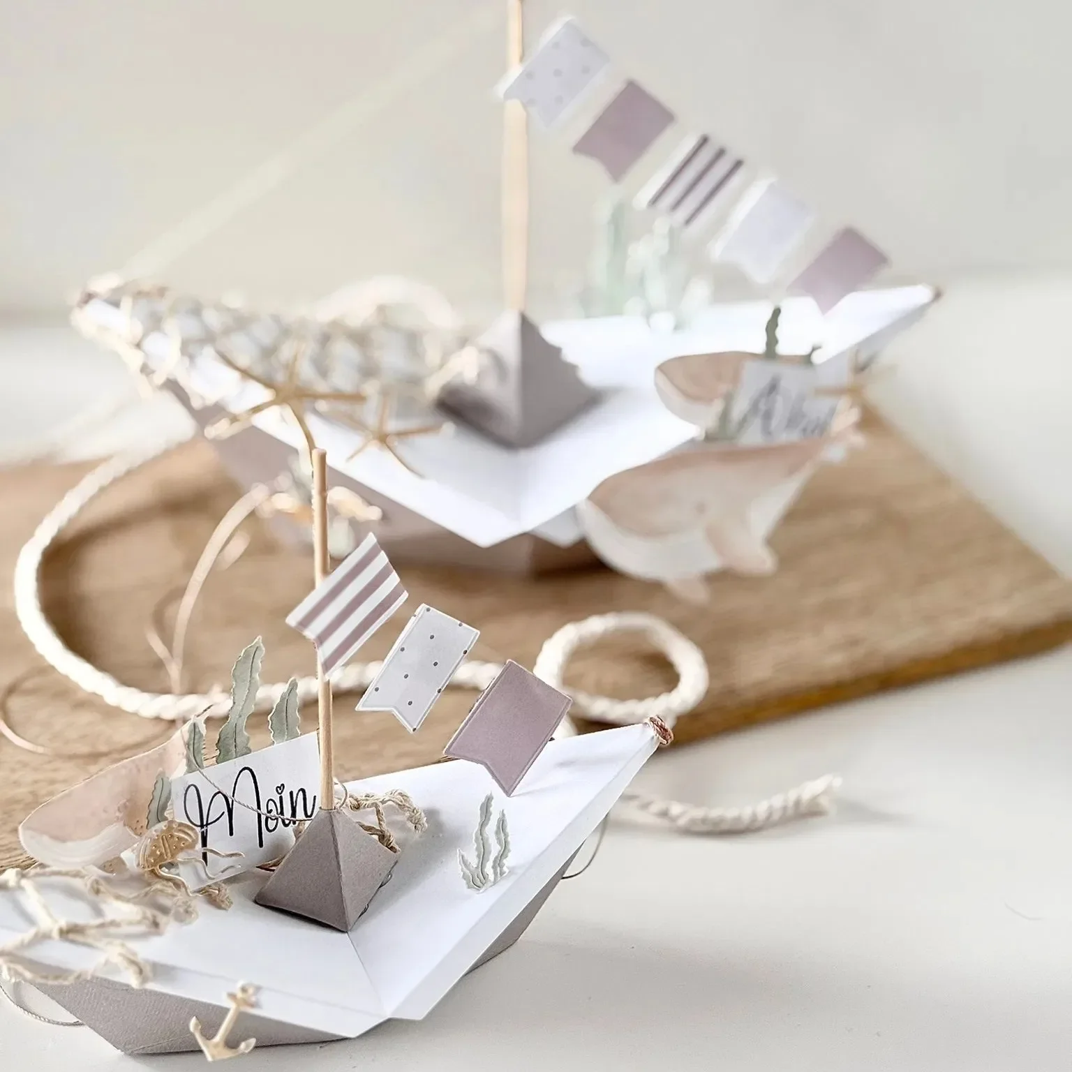 Paper Narrow Sea Star Algeria sea snail Love Wale Bootsman Boat Box Metal Cutting Die Stamp Stencil Photo Album Paper DIY Emboss
