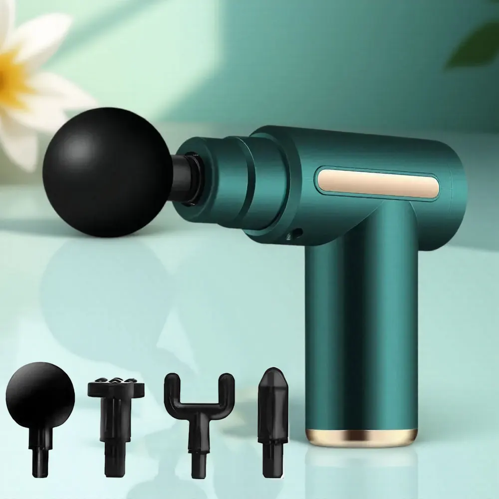 

Fascial Gun Muscle Massage Tool Deep Tissue Handheld Percussion Massager for Body Back Neck Leg Pain Relief