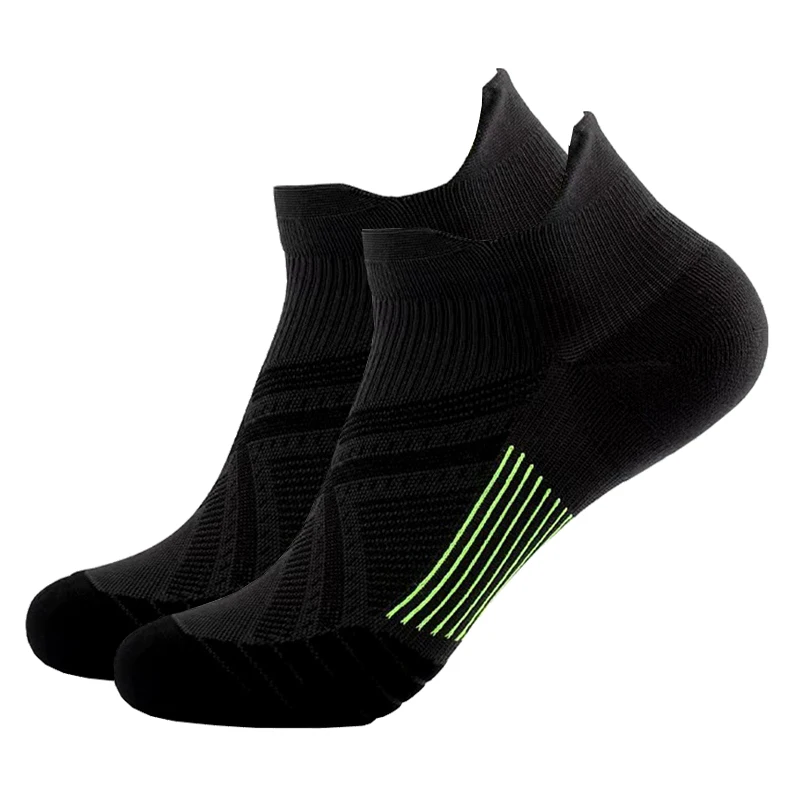 

New Sport Compression Running Ankle Socks Black Breathable Quick Dry Fitness Athletic Short Low Cut Sock