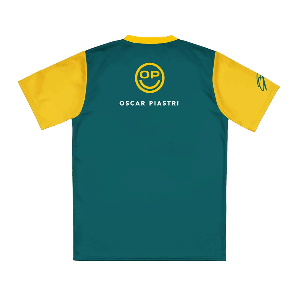 Racing Driver Oscarr Piastri Home Race Jersey Summer Short Sleeve V-neck T-shirt Graphic Design 3D Printing Tees Men Women Shirt