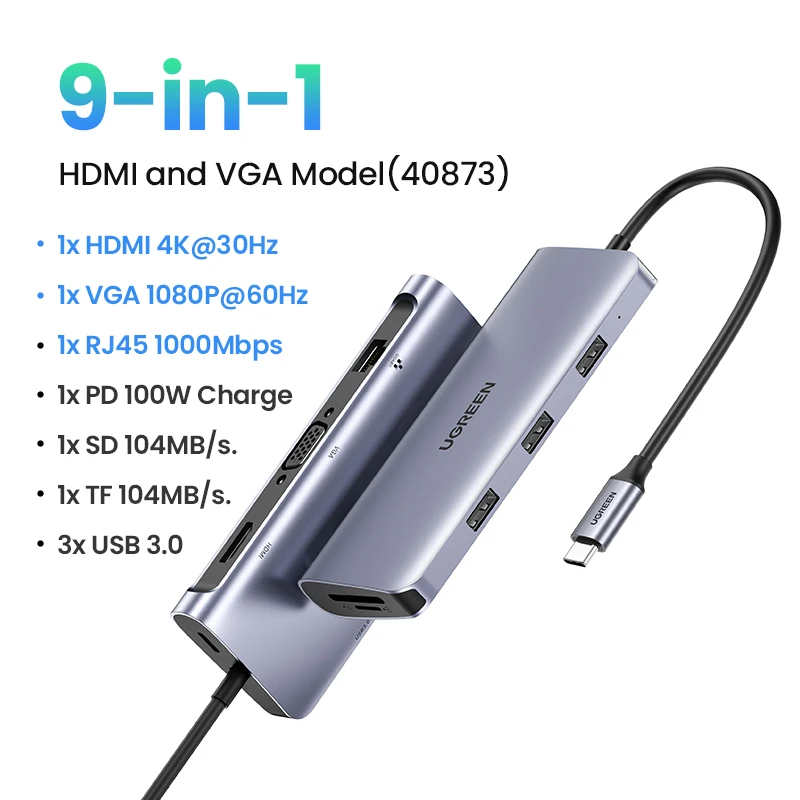 9-in-1 4K30Hz