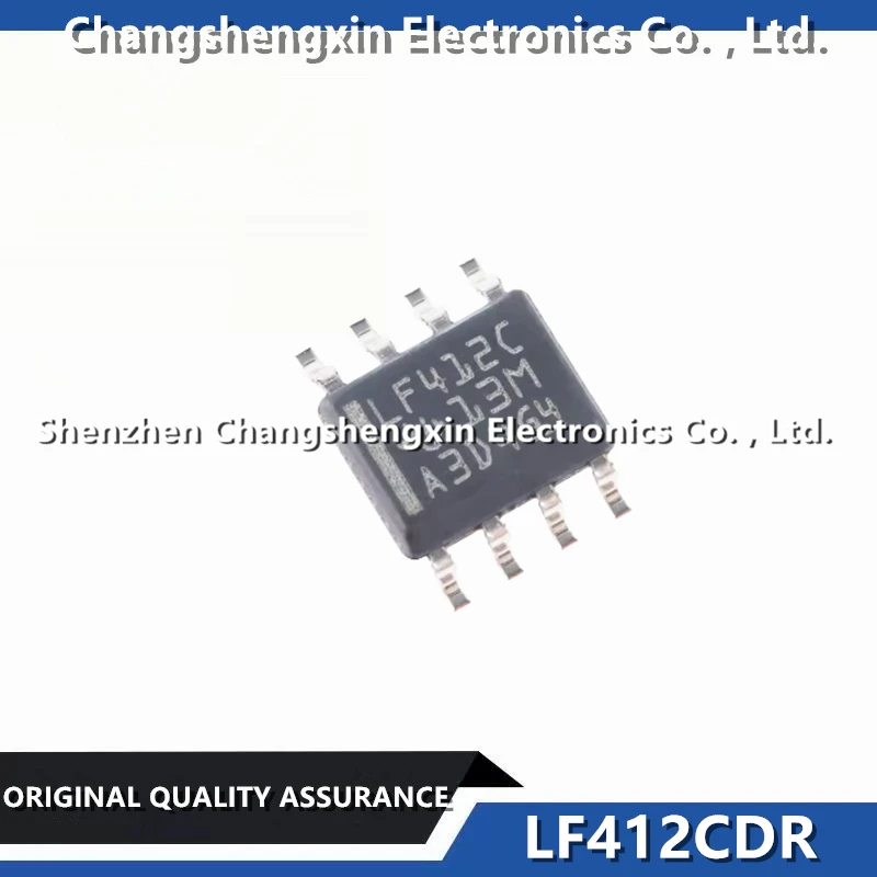 20 Pieces LF412CDR New Original Silk Screen F412C Dual Channel JFET Input Operational Amplifier 8-SOIC