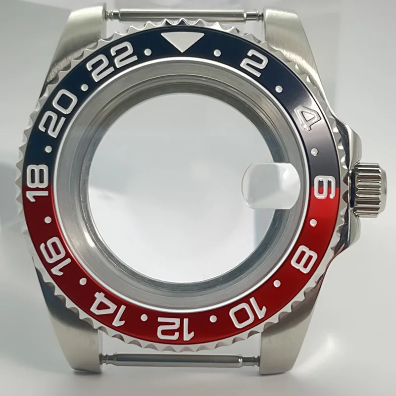 

Серебряные часы 40 мм с механизмом NH34 NH35 NH36 NH38 NH39 NH70 Керамический безель Сапфировый корпус для мужчин и женщин