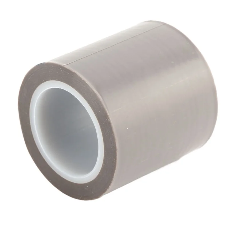 Fiberglass PTFE Film Adhesive Tape Sealing Electronic Accessory Gray 0.08mmx50mmx10m