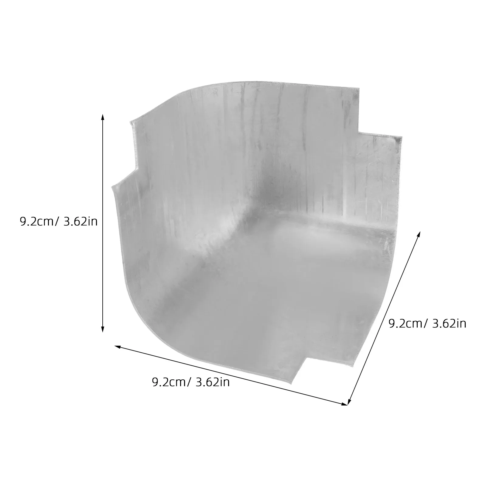 2Pcs Truck Edge Protectors Reinforced Aluminum Corner Guards for Refrigerated Bodies Cargo Load Protection Metal Wrap