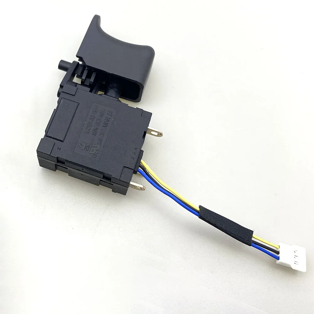Cordless Electric Drill Dustproof Speed Control Push Button Trigger Switch MOD JC15-2 36V DC 15A 9mm 8.6mm Lithium drill Switch