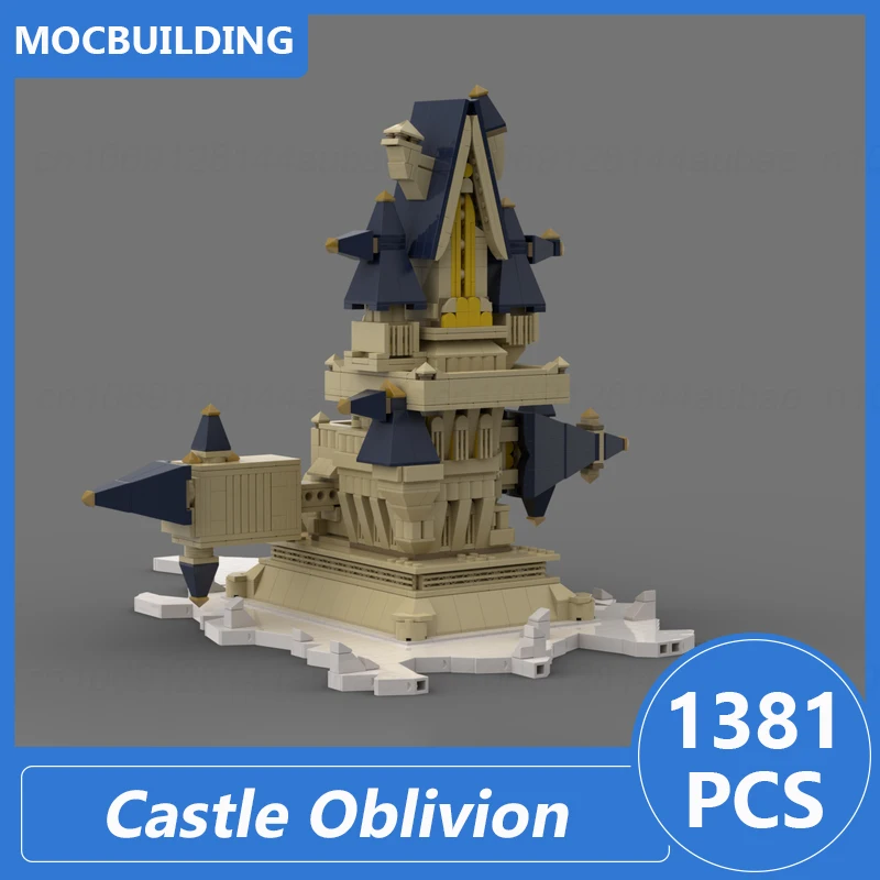 Castle Oblivion Model Moc Building Blocks Diy Assemble Bricks Architecture Educational Creative Collect Toys Xmas Gifts 1381PCS