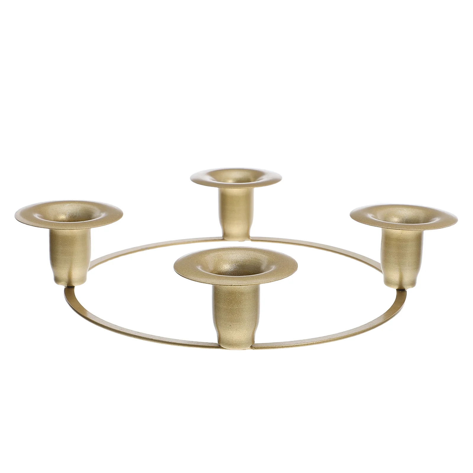 

Christmas Advent Wreath Ring Xmas Holder 4-Cup Candlestick for Dining Table Holiday Centerpiece Decor Holders