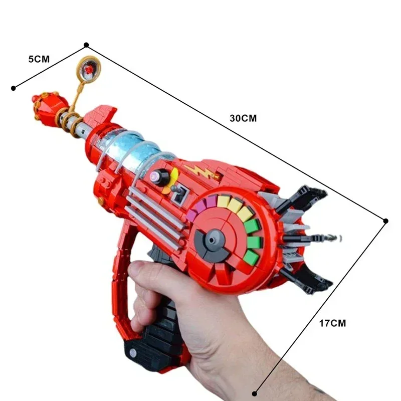 Modello di gioco popolare Moc Mattoni da costruzione Miracle Weapon Ray Gun Tecnologia Blocchi modulari Regali Giocattoli di Natale Set fai da te Assemblaggio