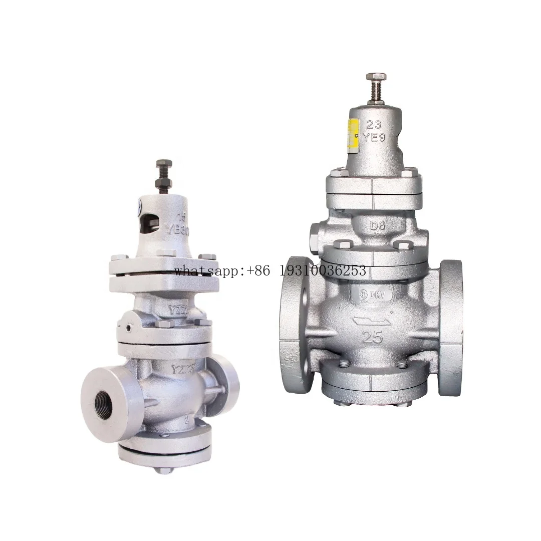 

DKV GP-1000 Steam Pressure Reducing Valve For Steam JIS 10K Iron Pilot Operated Boiler Steam Adjustable Pressure Reducing Valve