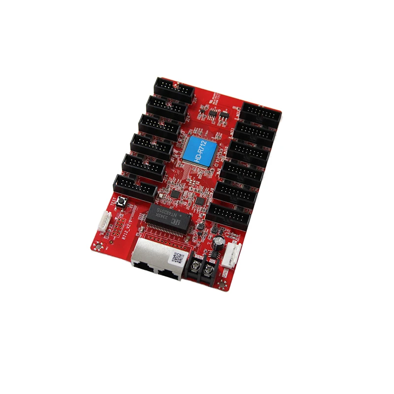 Huidu HD-R708 HD-R712 HD-R500 كامل اللون شاشة LED بطاقة الاستقبال العمل مع HD-C15 C35 T901 VP210 VP410 Aliexpress متجر على الانترنت