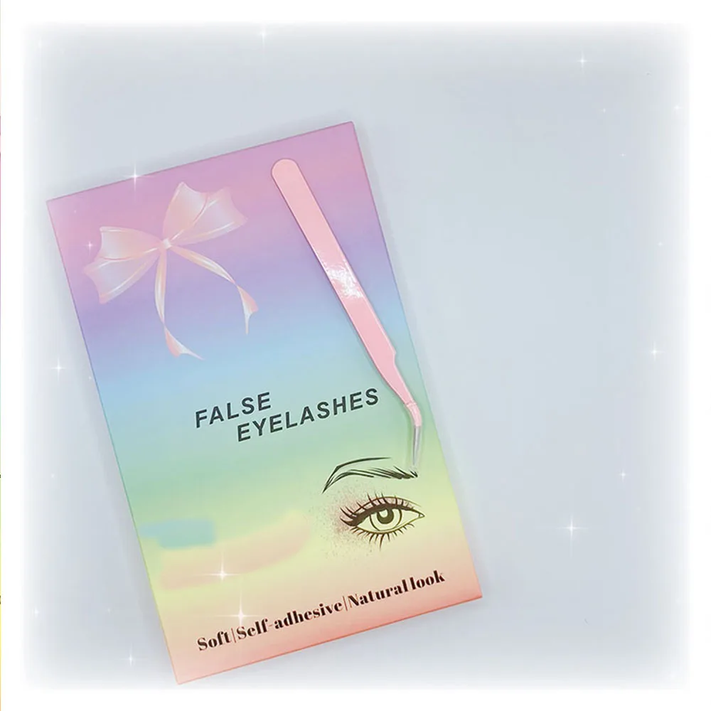 Large Capacity 24 Rows 288 Clusters Glue-Free Sunflower Weekend Trips Self-adhesive False Lashes With Tweezers