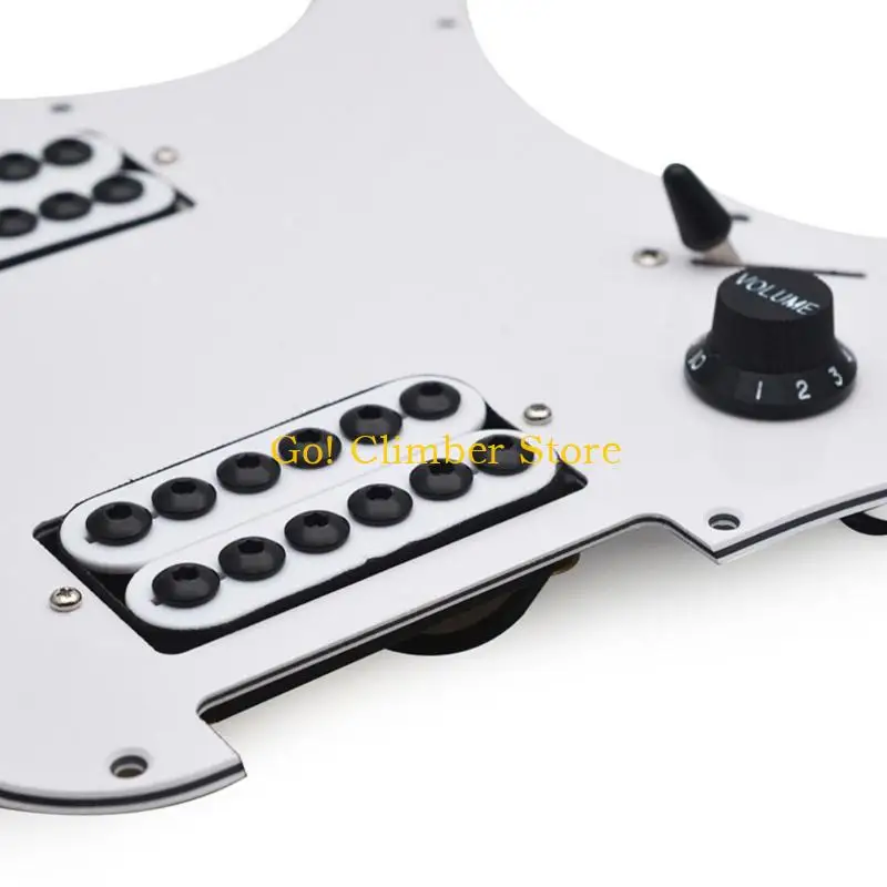 Q84C Electric Guitar Pickguard Set Guitar Scratch Plate Guitar Accessory Triple Single Coil Guard Set PVC Texture Guitar Part