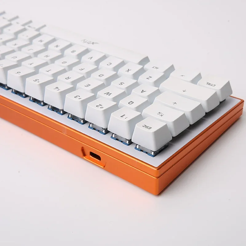 K5 V2 Keyboard Shell Customized CNC Aluminum Alloy Base Aluminum Shell Accessories DIY  Little Bee K5 V2 Mechanical Keyboard