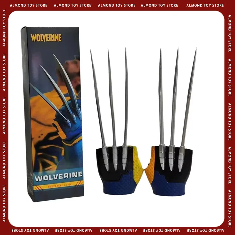 33CM  Movie Deadpool 3  X-Men Origins Wolverine Claw Glove Cosplay costumes Wearable Weapon Model Prop Anime Peripheral Gift