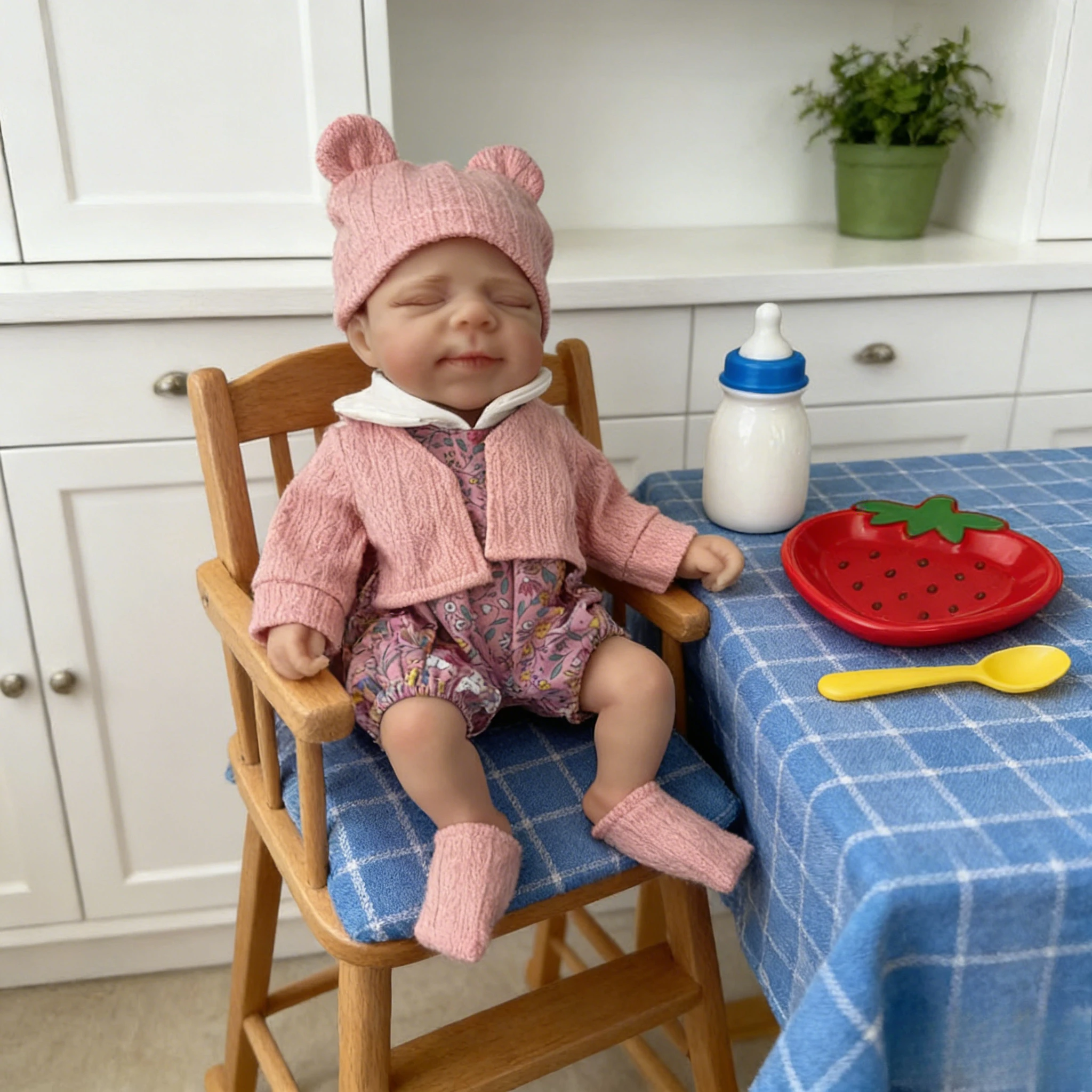 12inch Pascale Reborn Doll - Solid Silicone Girl Body Lifelike Realistic Baby Doll