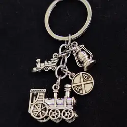 Retro Railway Train Key Chain, Women/Men's Bag Pendant, Diy Jewelry Accessories