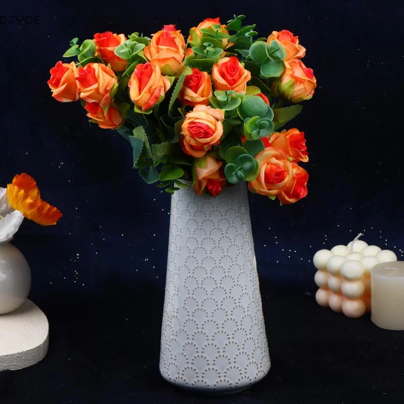 

1/3Pcs Artificial Flower Silk Rose Bouquet Fake Flower For Wedding Home Room Garden Party Autumn Chriatmas Decor Fake Floral