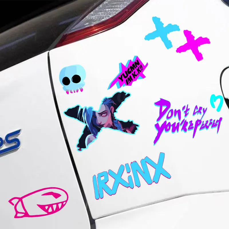 JINX car stickers graffiti laptop decorative stickers jinx motorbike paint window glass luggage compartment stickers accessories