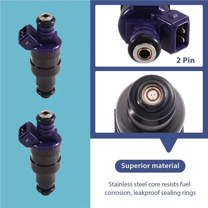 ABQB-Fuel Injectors 4 Pieces Part Numbers 7700866313 866313 For Renault Megane Kangoo Symbol Clio 1998-0216