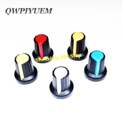 Capuchon de bouton de potentiomètre WH148, jaune, orange, bleu, blanc, rouge, 15x17mm, bouton AG2, 20 pièces