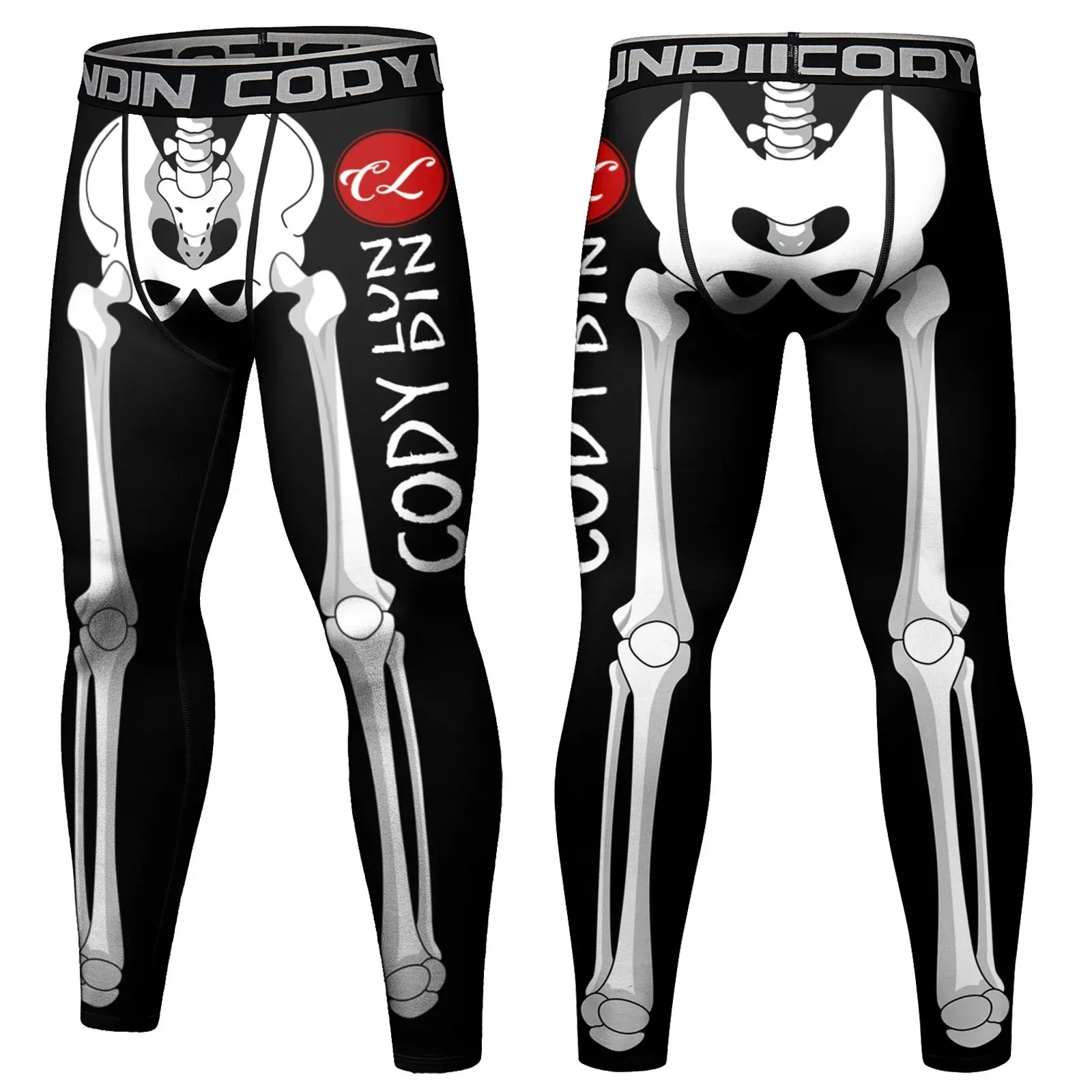 Męskie legginsy kompresyjne sportowe na siłownię MMA, szybkoschnące, dopasowane spodnie do koszykówki, joggingu, treningu, fitnessu, biegania.