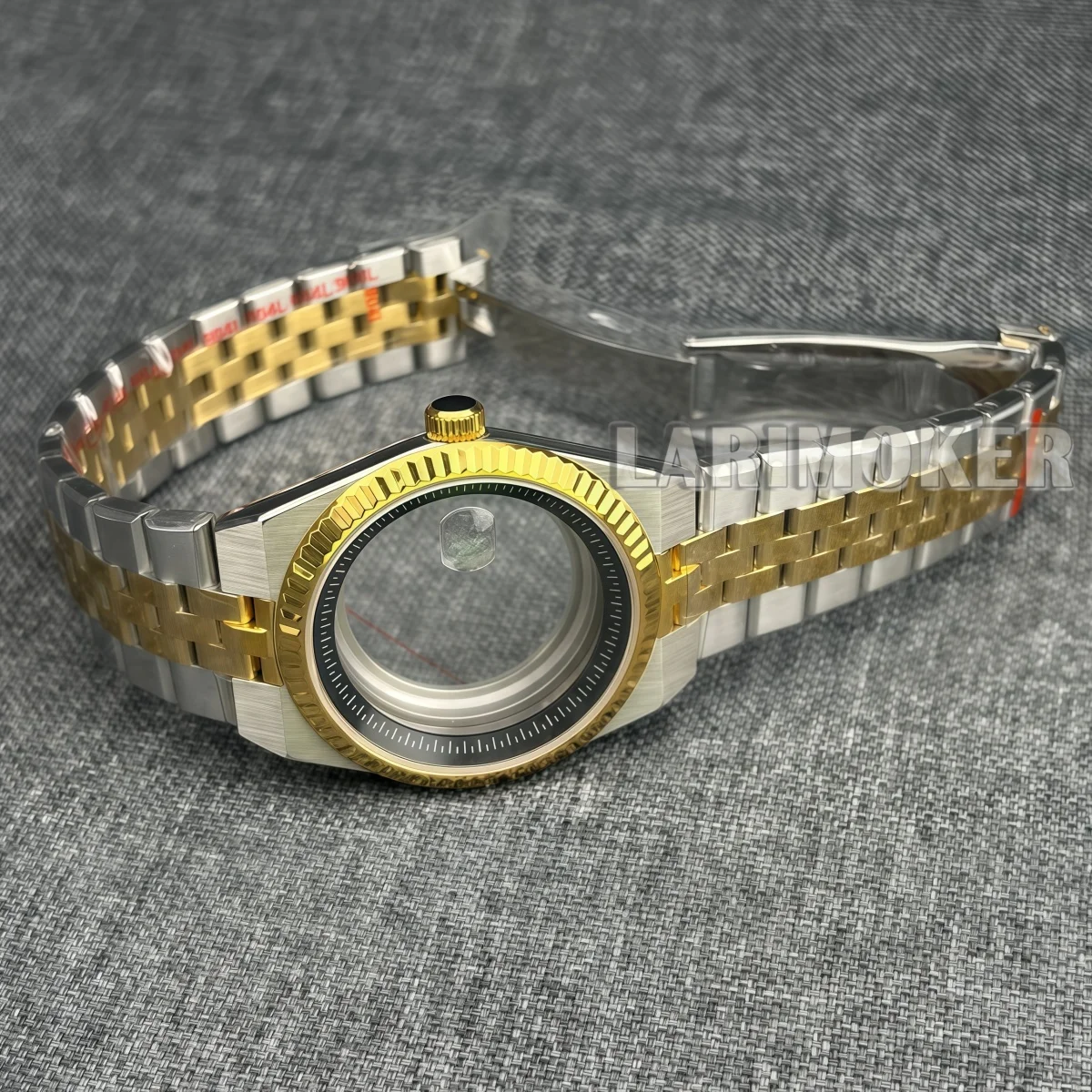 36mm/40mm Stainless Steel Case Groove Bezel Sapphire Glass Watch Parts Suitable For NH35A NH34A NH36 ETA2824 PT5000 Movement