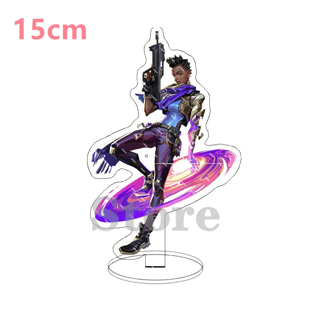 Game Valorant Figures Sage Jett Sova Cypher Acrylic Stand Model Plate  Desk Decor Standing Sign Figure Fans Gifts