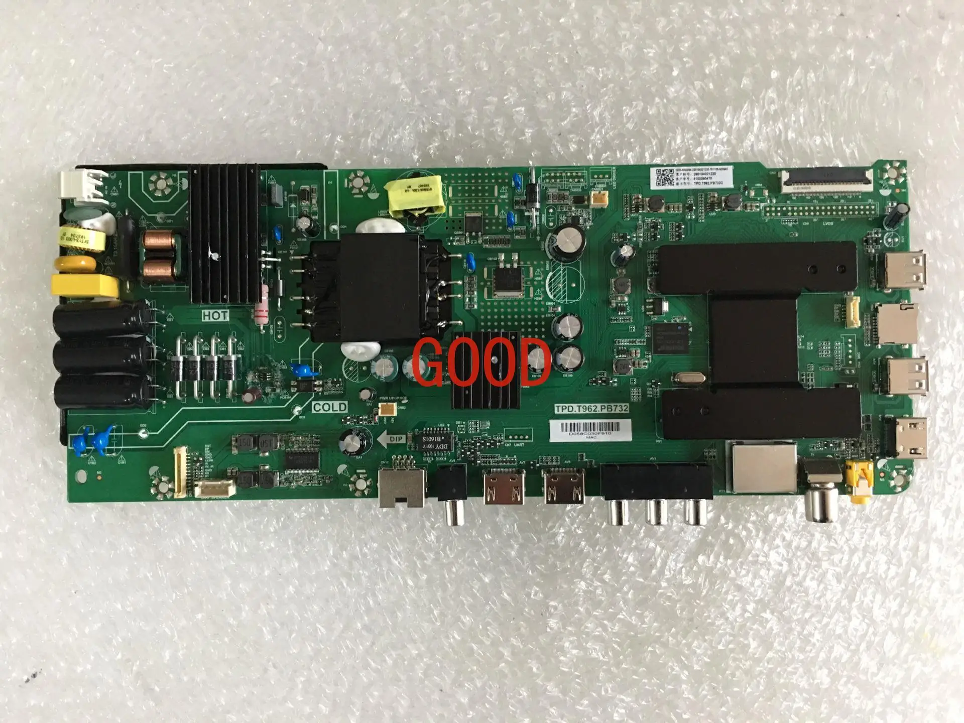 Main board TPD. T962.PB732 power board