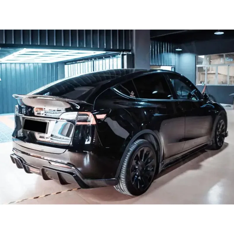 

Накладки на пороги из карбона для Tesla Model Y: Аксессуары для внешнего стайлинга кузова