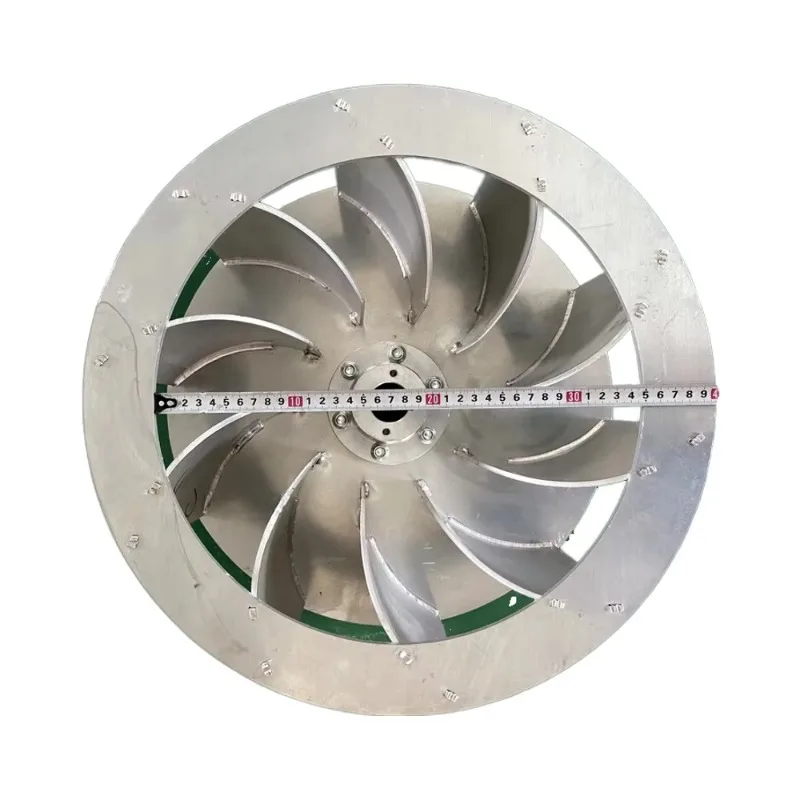 s6sCustomized Cast Aluminum Impeller Air Exhaust Curved Demand for Dryers Ventilation Fan Parts Production