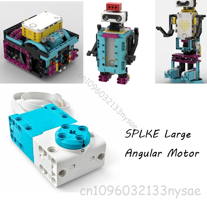 

1-3Pcs Electronics Parts SPIKE Large/Medium Angular Motors 45602 Fit SPIKE 45678 Bricks DIY Toys Compatible with 54675 69730