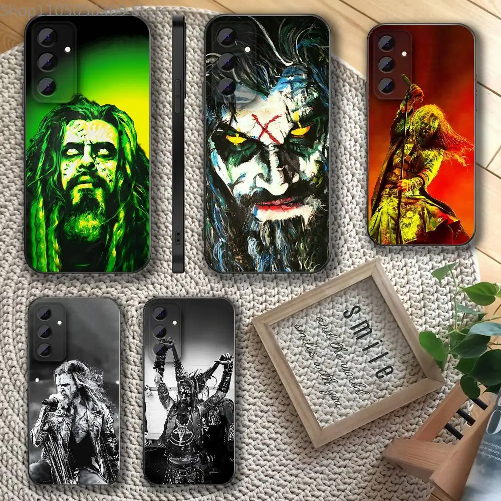 

R-Rob Z-Zombie Phone Case For Samsung S 25,24,23,22,30,21,10,9,Ultra,Plus,Lite,FE,4,5 G Soft Black Case