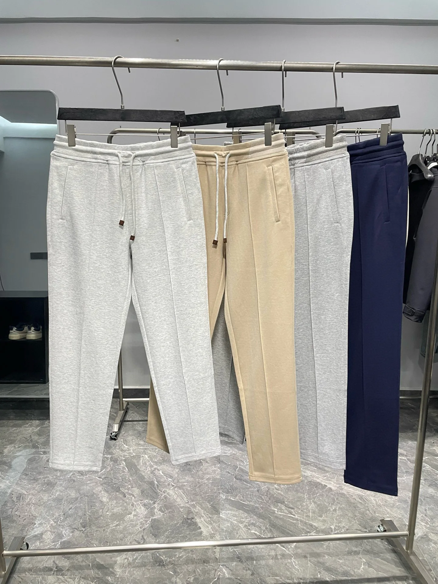 

Мужские повседневные брюки версии ntleman BC, хлопковые прямые брюки Busin Sle, осень-зима, Новое поступление, простые и удобные