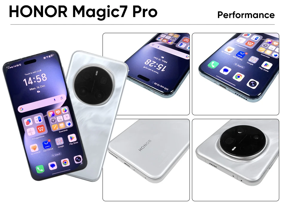 【IN STOCK】Global Version HONOR Magic7 Pro 5G Smartphone Magic 7 Pro Snapdragon 8 Elite 120Hz OLED Screen 100W Fast Charge