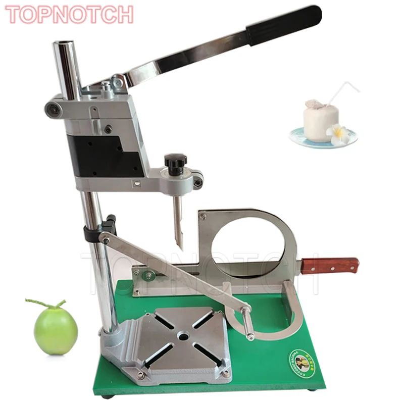 Coconut Cutter Manual Opening Coconuts Machine Save Effort Stainless Steel Capping Cover Drilling Machine