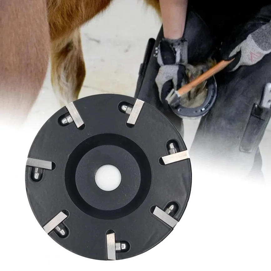 Electric Hoof Trimming Disc for Angle Grinder, Cattle Horse Sheep Hoof Cutter Plate Livestock Hoof Repair Tool Accessories