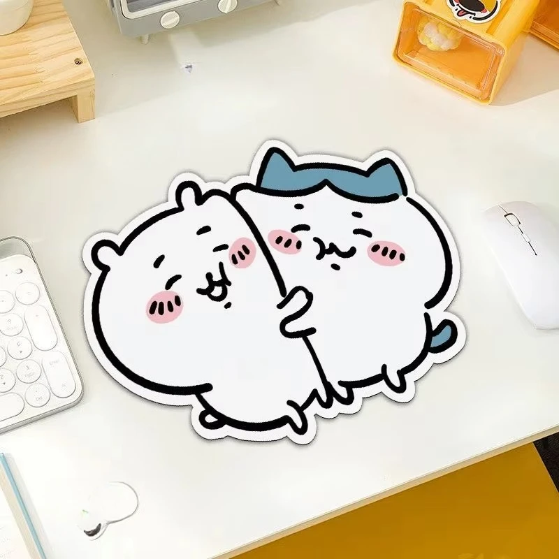 Chiikawa Usagi Hachiware Mouse Pad Cute Anime Diatomaceous Earth Desk Mat Kawaii Non Slip Gaming Computer Office Decor view 5