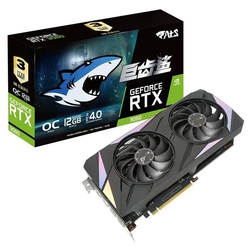 مناسبة لبطاقة رسومات الألعاب ATS RTX3060 O12G GAMING Megalodon والرياضات الإلكترونية