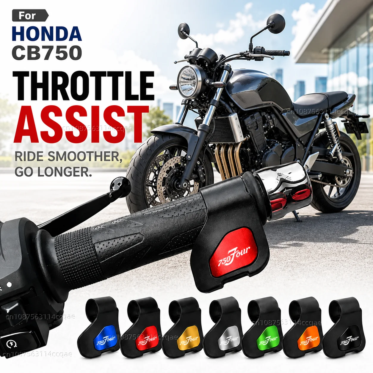 

For HONDA CB750 CB 750 HORNET 2023 Motorcycle Throttle Assistant Clip Labor Saver Acceleration Labor-saving Auxiliary Handle CNC