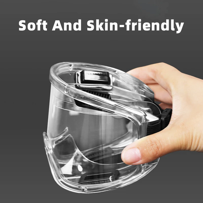 Transparent Safety Goggles For Carpenter Rider Eye Protector Anti-Splash Impact-Resistant Work Safety Protective Glasses view 4